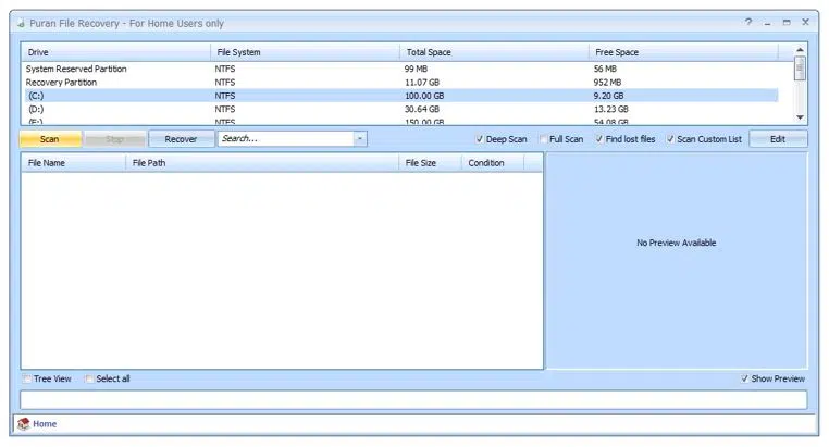 ریکاوری با Puran File Recovery