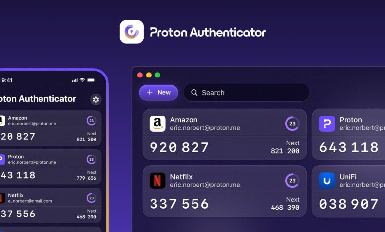راه‌اندازی اپلیکیشن مستقل Authenticator توسط Proton